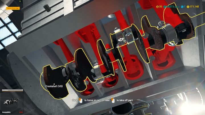 Nie zapomnij o pokrywach stopy od spodu silnika - bez ich montażu nie możesz również zamontować miski olejowej. - Zlecenie 33 - Chieftain TBX | Zlecenia Car Mechanic Simulator 2018 - Car Mechanic Simulator 2018 - poradnik do gry