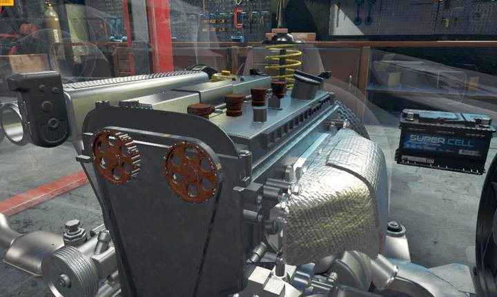 Pod pokrywą dostrzeżesz jeszcze dwa zardzewiałe koła do wymiany - Zlecenie 2 - Royale Crown | Opis przejścia Car Mechanic Simulator 2018 - Car Mechanic Simulator 2018 - poradnik do gry