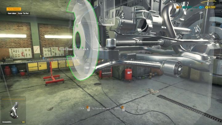 Praktycznie połowa przedniego zawieszenia wygląda jak nowa po dokonaniu kompletnych napraw - Zlecenie 9 - FMW Roadster | Solucja Car Mechanic Simulator 2018 - Car Mechanic Simulator 2018 - poradnik do gry