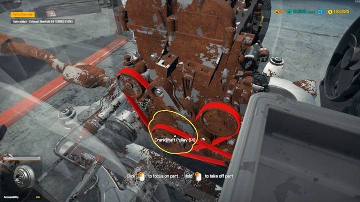 Zacznij od demontażu rozrządu, później głowicy. - Zlecenie 24 - Royale Crown | Car Mechanic Simulator 2018 Solucja - Car Mechanic Simulator 2018 - poradnik do gry