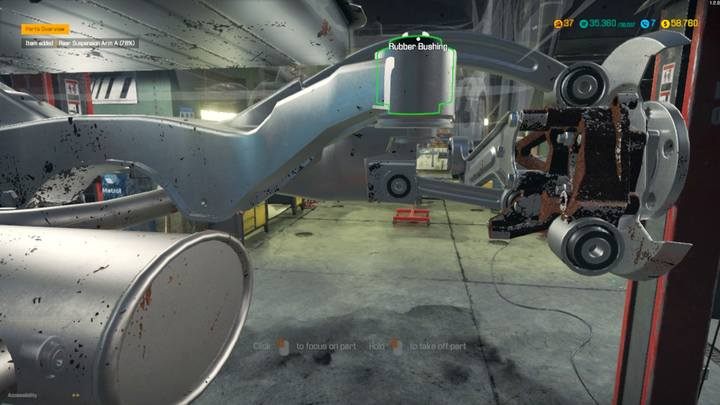 Ponownie do wymiany są ukryte w tylnych sankach tuleje gumowe. - Zlecenie 26 - Rino Piccolo | Opis zadań w Car Mechanic Simulator 2018 - Car Mechanic Simulator 2018 - poradnik do gry