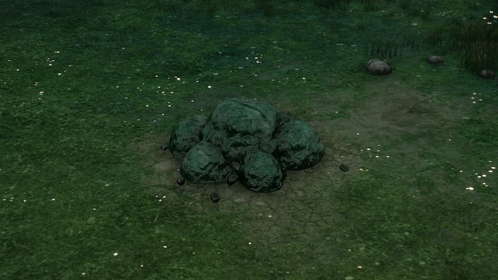 Złoża miedzi łatwo przeoczyć, na tle trawy. - Surowce | Podstawy Aven Colony - Aven Colony - poradnik do gry