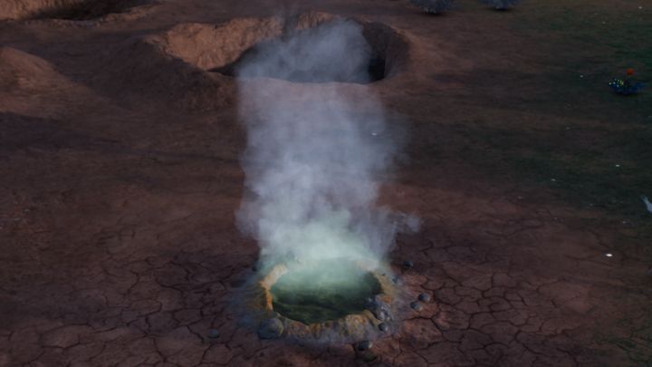Źródła geotermalne na początku rozgrywki są niezwykle przydatne, ale mogą też dostarczyć wielu kłopotów. - Surowce | Podstawy Aven Colony - Aven Colony - poradnik do gry