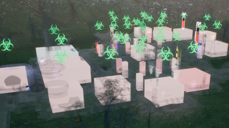 Choroba atakująca nieprzygotowaną kolonię, szybko rozprzestrzeniła się po wszystkich budynkach. - Zagrożenia | Podstawy Aven Colony - Aven Colony - poradnik do gry