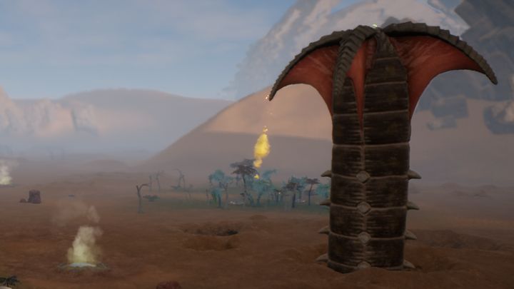 Robak piaskowy ma określony zasięg szkód. Nie zagrozi bardziej oddalonym od niego budynkom. - Zagrożenia | Podstawy Aven Colony - Aven Colony - poradnik do gry