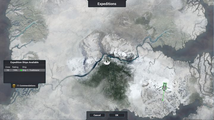 Mapa pokazuje lokalizację łazika oraz umiejscowienie kolonii i zadań. - Eksploracja | Podstawy Aven Colony - Aven Colony - poradnik do gry