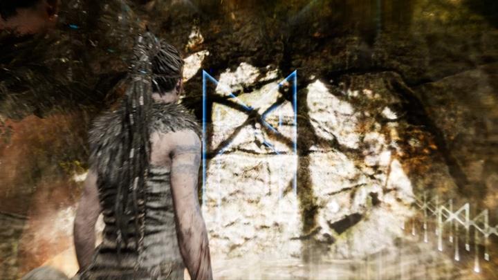 Oto symbol którego poszukujesz. - Hellblade Senuas Sacrifice: Przybycie na ląd - Hellblade: Senuas Sacrifice - poradnik do gry