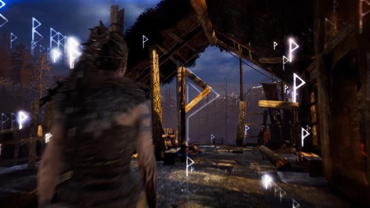 Oto kolejna runa. - Hellblade Senuas Sacrifice: Czwarte wrota i walka z Surtem - Hellblade: Senuas Sacrifice - poradnik do gry