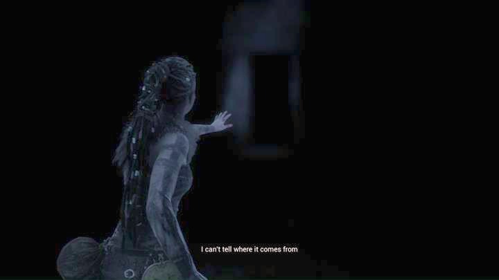 Idź w kierunku słabo widocznych świateł. - Hellblade Senuas Sacrifice: Czwarty fragment - Opowieść o Odynie, Wykuwanie Gramra - Hellblade: Senuas Sacrifice - poradnik do gry