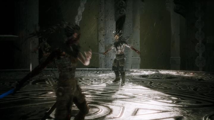Czeka cię walka z grupką wrogów. - Hellblade Senuas Sacrifice: Ostatnia walka, finał - Hellblade: Senuas Sacrifice - poradnik do gry