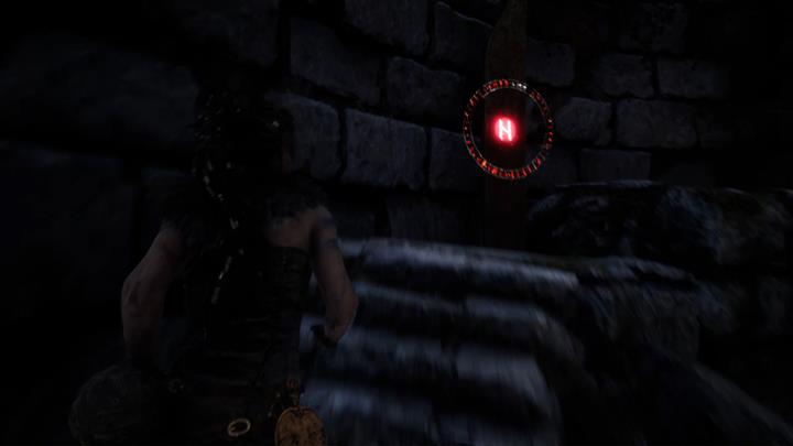 Użyj kolejnej runy z opowieścią. - Hellblade Senuas Sacrifice: Pierwsze wrota, Legowisko Valravna - Hellblade: Senuas Sacrifice - poradnik do gry