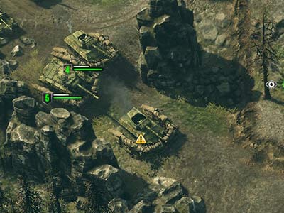 Ten niszczyciel czołgów nie ma dokąd uciec i ma krytyczne uszkodzenie. Lepiej jest go na chwilę zostawić pustego, niż bezsensownie tracić. - Porzucanie pojazdów | Prowadzenie bitew | Sudden Strike 4 - Sudden Strike 4 - poradnik do gry