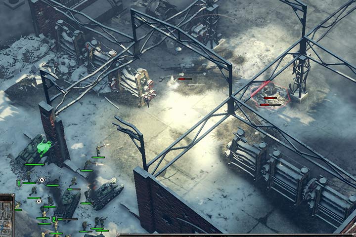 Eliminacja wrogów w fabrykach może być problematyczna, dlatego użyj bombowców i nie rozdrabniaj swoich sił podczas ataku. - Misja 3 - Bitwa o Stalingrad | ZSRR | Kampania | Sudden Strike 4 - Sudden Strike 4 - poradnik do gry