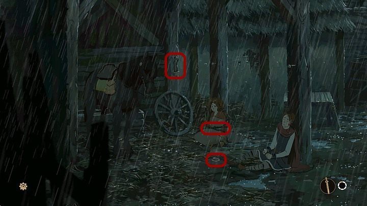 Porozmawiaj z nim, na koniec prosząc o podanie podkowy - Filary Ziemi: Rozdział 8, Aliena - solucja, opis przejścia - Filary Ziemi - poradnik do gry