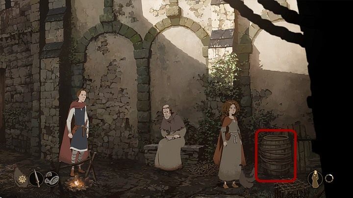 Natomiast we wskazanym przez stajennego zaułku rzeczywiście zastaniesz mnicha, który najwyraźniej postanowił przywłaszczyć sobie powierzone mu pieniądze - Filary Ziemi: Rozdział 9, Przysięga - solucja, opis przejścia - Filary Ziemi - poradnik do gry