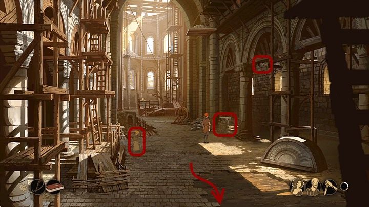 Kiedy Jack zostanie tylko z Jonathanem, możesz spróbować dokończyć wspornik (albo odłożyć to na później), na co tak bardzo nalegał Tom - Filary Ziemi: Rozdział 10, Odrodzenie Kingsbridge - solucja, opis przejścia - Filary Ziemi - poradnik do gry