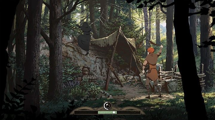 Jeśli nie trafisz, tajemniczy mnich ucieknie. - Filary Ziemi: Rozdział 10, Odrodzenie Kingsbridge - solucja, opis przejścia - Filary Ziemi - poradnik do gry