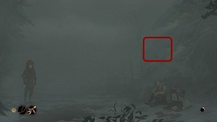 Gdy Tom zarządzi odpoczynek i oddali się, kliknij dowolne miejsce, by Jack się podniósł i otoczenie stało się interaktywne - Filary Ziemi: Rozdział 2, Jack - solucja, opis przejścia - Filary Ziemi - poradnik do gry