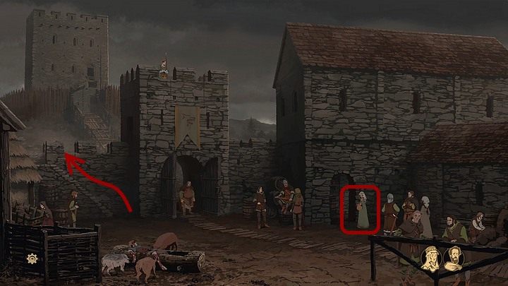 Zagadnij ją - Filary Ziemi: Rozdział 19, Powrót do Earlscastle - solucja, opis przejścia - Filary Ziemi - poradnik do gry