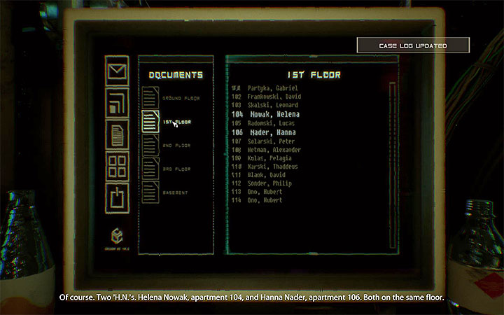 Wyrusz dalej i podążaj wąskimi korytarzami w stronę miejsca, w którym rozpocząłeś eksplorację blokowiska (po drodze możesz zajrzeć do mieszkania 017, ale jest to opcjonalne) - Przesłuchanie sąsiadów i zidentyfikowanie dzwoniącej osoby | Opis przejścia - Observer - poradnik do gry