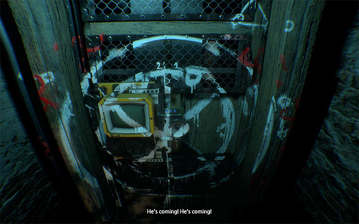 Zacznij uciekać gdy tylko zakończysz rozmowę z jednym z lokatorów - Wytropienie mordercy | Opis przejścia - Observer - poradnik do gry