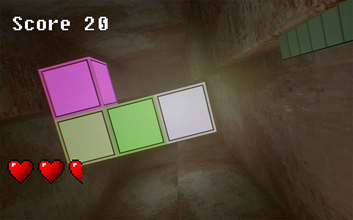 Ustawiaj się w takim położeniu żeby nie być przygniatanym przez spadające bloki - Odnalezienie i zbadanie kryjówki mordercy | Opis przejścia Observer - Observer - poradnik do gry