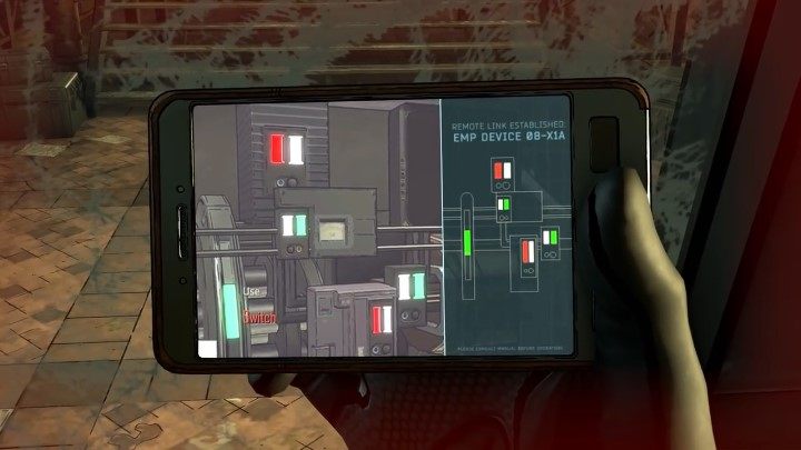 Sposobem okaże się włamanie do zasilania za pomocą telefonu - Rozdział 1 - Breach of Darkness | Epizod 4 - What Ails You - Batman: The Telltale Series - The Enemy Within - poradnik do gry