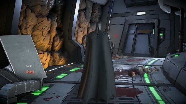 Po zakończeniu rozmowy musisz odnaleźć kartę otwierającą drzwi - Rozdział 1 - Breach of Darkness | Epizod 4 - What Ails You - Batman: The Telltale Series - The Enemy Within - poradnik do gry