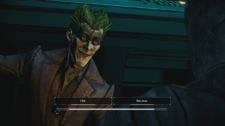 W końcu walka się zakończy, a Joker zapyta Batmana czy kiedykolwiek uważał go za przyjaciela - Rozdział 5 - Darkest Before the Dawn | Solucja Batman The Enemy Within - Batman: The Telltale Series - The Enemy Within - poradnik do gry