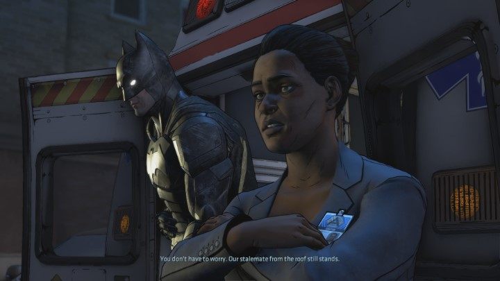 Joker trafi do więzienia, a Batman obudzi się w karetce - Rozdział 5 - Darkest Before the Dawn | Solucja Batman The Enemy Within - Batman: The Telltale Series - The Enemy Within - poradnik do gry