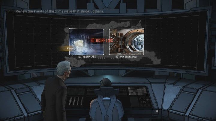 Przy komputerze będziesz oglądał raporty z popełnionych przestępstw. Wybiera się je za pomocą kursora. Dalej rozpocznie się kolejny dialog. - Rozdział 2 - Strange Bedfellows | Epizod 2 - The Pact - Batman: The Telltale Series - The Enemy Within - poradnik do gry