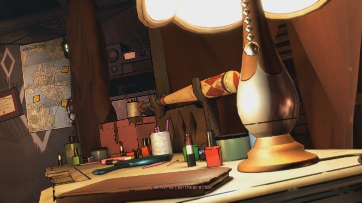 Po tym akcja przeniesie się do gabinetu Harley. - Rozdział 5 - Behind Enemy Lines | Epizod 2 - The Pact - Batman: The Telltale Series - The Enemy Within - poradnik do gry