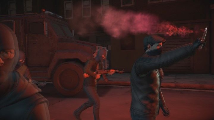 Naciskaj przyciski widoczne na ekranie, aż dotrzesz do krótkiego dialogu z agentem. - Rozdział 6 - Whirlwind | Epizod 2 - The Pact - Batman: The Telltale Series - The Enemy Within - poradnik do gry