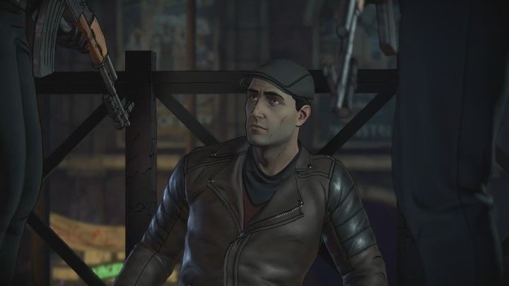 Znajdziesz się pod gabinetem Harley i jeszcze przez chwilę porozmawiasz z Bane - Rozdział 6 - Descent Into Darkness | Epizod 3 - Fractured Mask - Batman: The Telltale Series - The Enemy Within - poradnik do gry