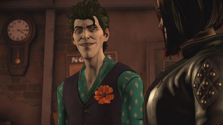 Wkrótce do pokoju wejdzie John, a Harley z niego wyjdzie - Rozdział 6 - Descent Into Darkness | Epizod 3 - Fractured Mask - Batman: The Telltale Series - The Enemy Within - poradnik do gry