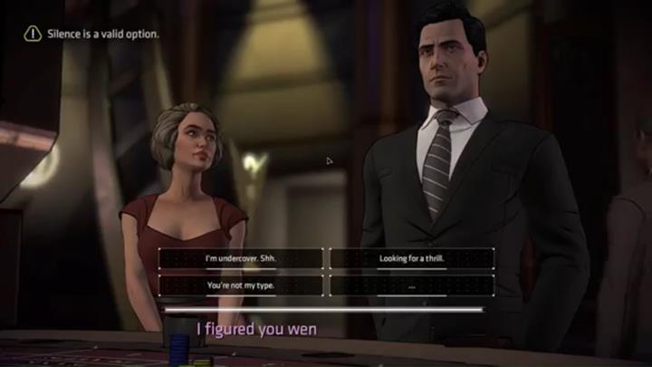 Opcja dialogowa - Rozdział 1 - All in a Days Work | Epizod 1 - The Enigma - Batman: The Telltale Series - The Enemy Within - poradnik do gry