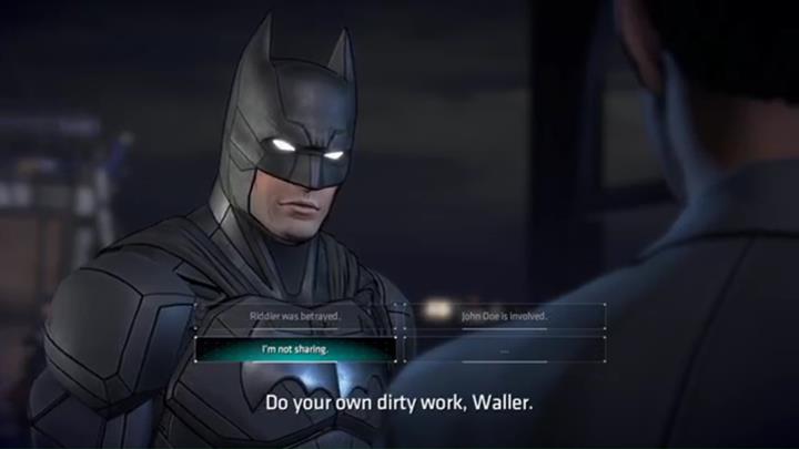 Czeka cię z nią rozmowa odnośnie dalszej sytuacji i złoczyńców w Gotham - Rozdział 6 - Riddle Me This | Epizod 1 - The Enigma - Batman: The Telltale Series - The Enemy Within - poradnik do gry