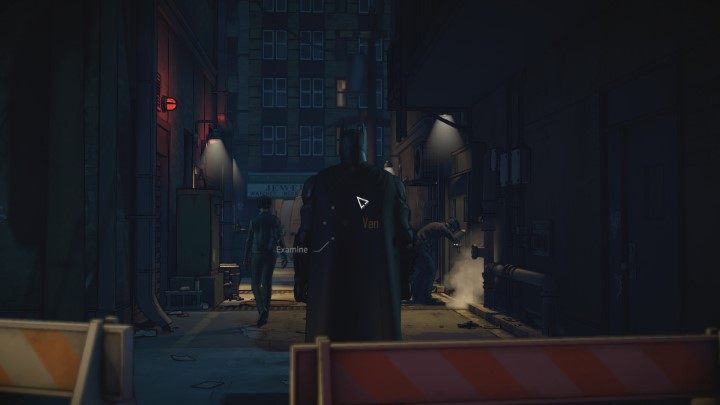 Na początek ujrzysz scenkę wprowadzającą, a potem, jako Batman, dotrzesz na miejsce zdarzenia - Funny or Die - Solucja Batman Same Stitch - Villain Joker - Batman: The Telltale Series - The Enemy Within - poradnik do gry