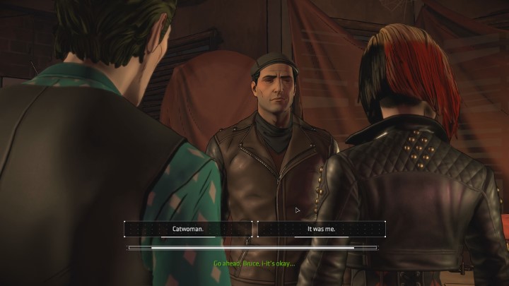 Trzeci ważny wybór podejmiesz na koniec gry, w szóstym rozdziale - Ważne wybory | Epizod 3 - Fractured Mask - Batman: The Telltale Series - The Enemy Within - poradnik do gry
