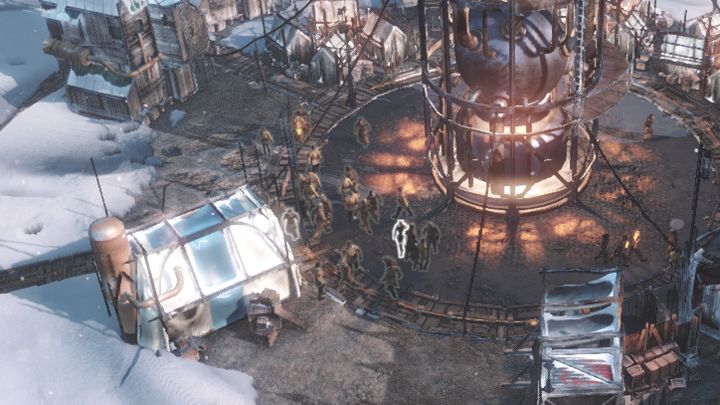 Duża grupa ludzi w jednym miejscu może oznaczać tylko jedno - protest. - Prowadzenia jakiego rodzaju polityki unikać we Frostpunk? | FAQ - Frostpunk - poradnik do gry