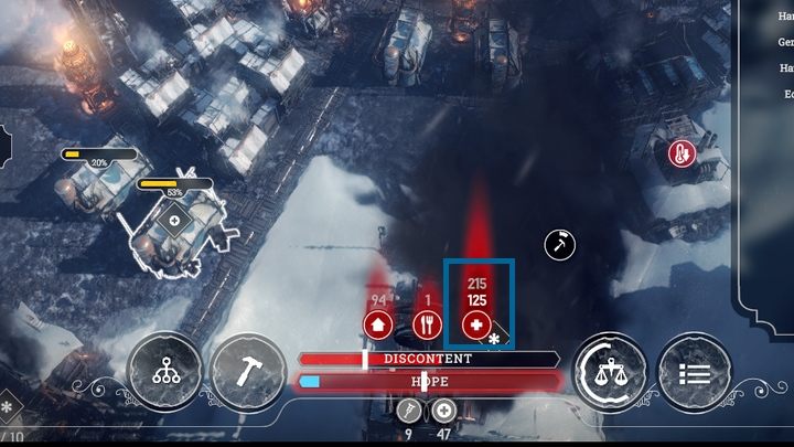 Nieodpowiednia opieka medyczna może doprowadzić do masowych zachorowań. - Zagrożenia we Frostpunk - Frostpunk - poradnik do gry