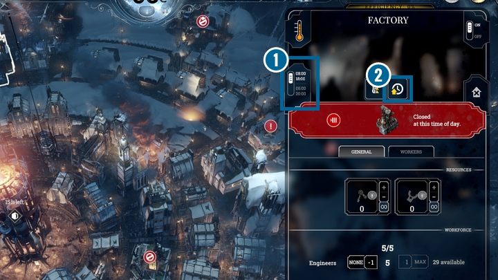 Lepiej jest więc gdy uda ci się nie doprowadzić do takie stanu - Jak utrzymać wysoką produkcję i nie zostać wygnanym we Frostpunk? - Frostpunk - poradnik do gry