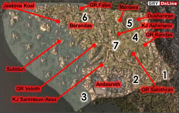 [1] - Hisin z Głębin - Mapa Główna | ŚWIAT - Andasreth | The Elder Scrolls III: Morrowind - The Elder Scrolls III: Morrowind - poradnik do gry