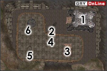 W [1] znajduje się portal, lecz nie będziesz mógł z niego skorzystać, jeśli nie posiadasz odpowiednich indeksów - Andasreth | ŚWIAT - Andasreth | The Elder Scrolls III: Morrowind - The Elder Scrolls III: Morrowind - poradnik do gry