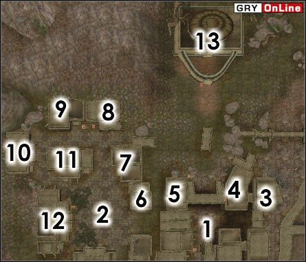 Cywili, których możesz spotkać w [1] i [2] to Stargel i Hul (lub opisani wcześniej) - Balmora, północna część | ŚWIAT - Balmora | The Elder Scrolls III: Morrowind - The Elder Scrolls III: Morrowind - poradnik do gry