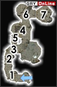 Pokonaj Falion z toporem w [1], Throknolfa Tchórza z toporem w [2], Tandaseę Salas z krótkim mieczem w [3] i Uleneę Beloren z łukiem oraz Murag gro-Atumpha z toporem w [4] - Pozostałe miejsca | ŚWIAT - Caldera | The Elder Scrolls III: Morrowind - The Elder Scrolls III: Morrowind - poradnik do gry