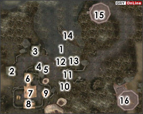 Po osadzie chodzą cywile, z którymi możesz pogadać: Mette, Itar Łagodny, Hjoldir, Anja Pomyślny Wiatr, chodzi także Strażnik - Dagon Fel | ŚWIAT - Dagon Fel | The Elder Scrolls III: Morrowind - The Elder Scrolls III: Morrowind - poradnik do gry