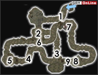 Najpierw pokonasz kilka ogarów - po jednym w [1], [3] i [4] oraz parę w [2] - Pozostałe miejsca | ŚWIAT - Dagon Fel | The Elder Scrolls III: Morrowind - The Elder Scrolls III: Morrowind - poradnik do gry