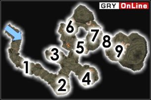 W [2] stoi dwóch Górników z Kopalni Jaj, w [9] znajduje się Królowa Kwama - Pozostałe miejsca | ŚWIAT - Ebonheart | The Elder Scrolls III: Morrowind - The Elder Scrolls III: Morrowind - poradnik do gry