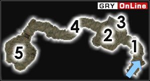 W [1] stoi Mecilvus Gabenagus z krótkim ostrzem, w [2] Gwen z długim ostrzem (ma Cesarski Kirys ze Smoczej Łuski) - Pozostałe miejsca | ŚWIAT - Ebonheart | The Elder Scrolls III: Morrowind - The Elder Scrolls III: Morrowind - poradnik do gry